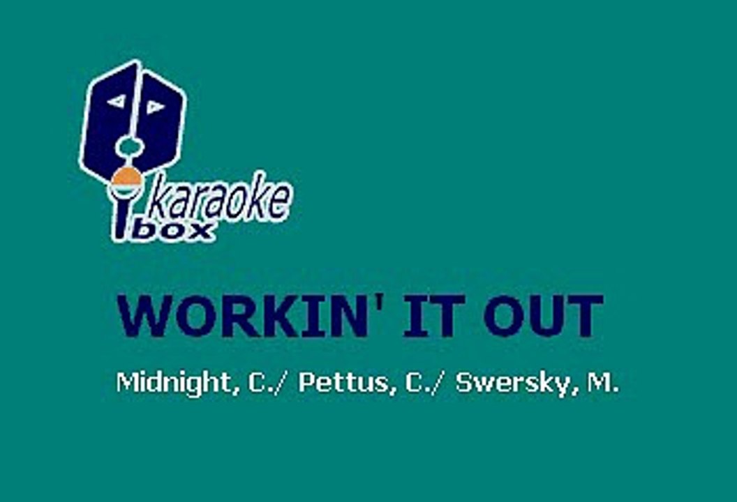 Workin` It Out - Hilary Duff (Karaoke)