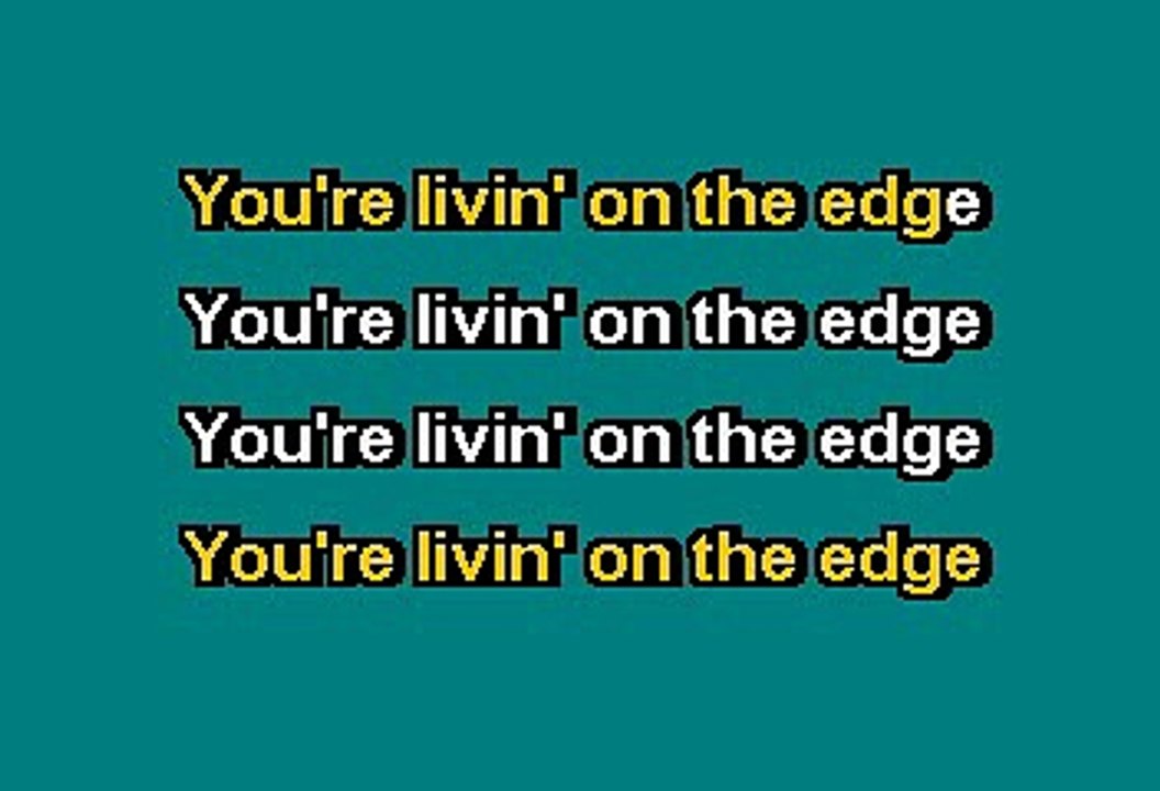 Aerosmith - Livin' on the edge (Karaoke)