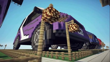 Minecraft Smart Cars Timelapse-hzkUh3Yxfog