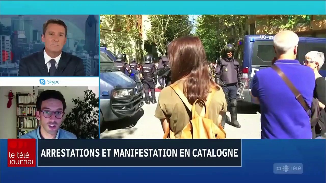 Un enfant pleur et interrompe son père en plein directe !