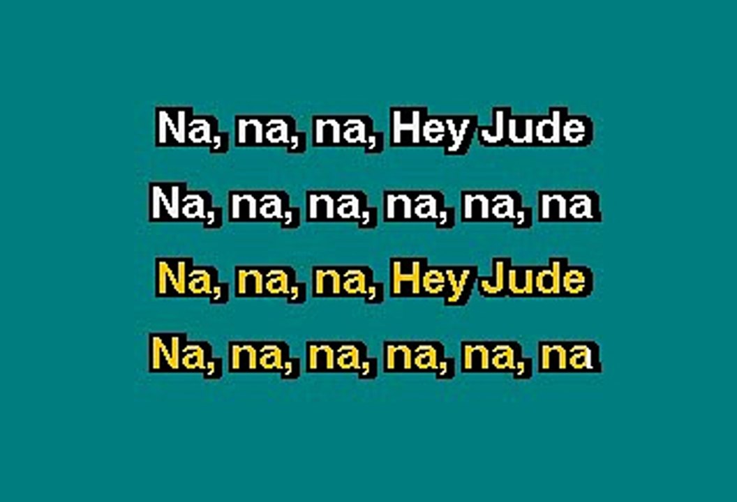 Hey Jude - The Beatles (Karaoke)