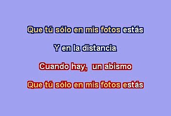 JUANES - FOTOGRAFIA (KARAOKE)
