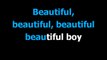 Beautiful boy  - John lennon -  Karaoke  - Lyrics