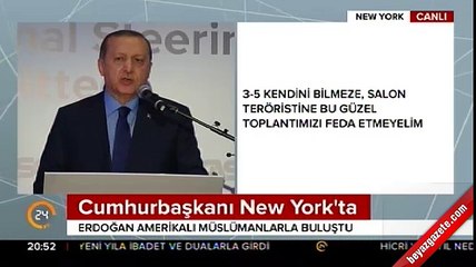 Cumhurbaşkanı Erdoğan Amerikalı müslümanlarla buluştu