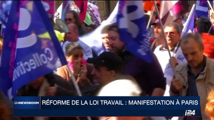 France: nouvelle manifestation contre la réforme de la loi Travail