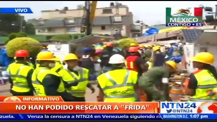 México mantiene la esperanza de encontrar vida bajo los escombros luego de 48 horas del sismo de magnitud 7.1