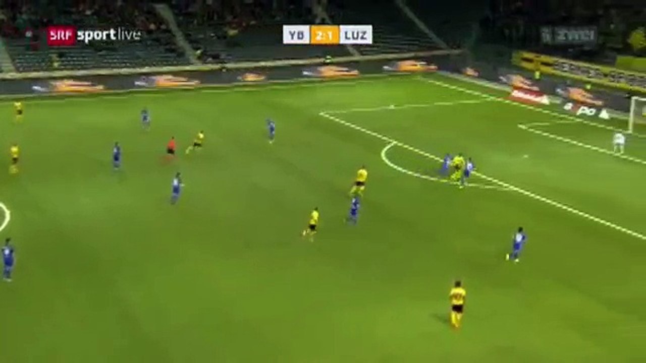 Young Boys 3:1 Luzern (Swiss Super League 20 September)
