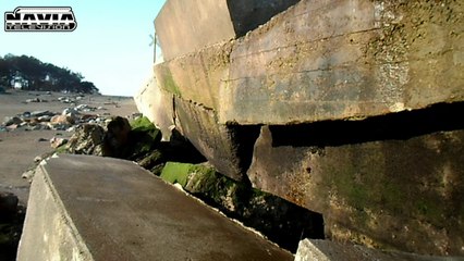 DETERIORO DEL ESPIGÓN DE LA PLAYA DE NAVIA