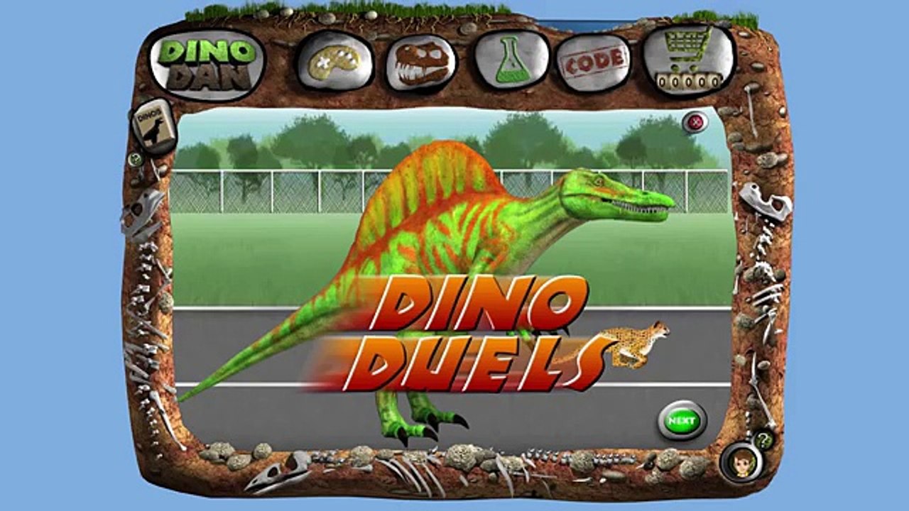 DINO DAN : DINO DUELS #98 - Parasaurolophus VS. Ostrich #MakeForKids