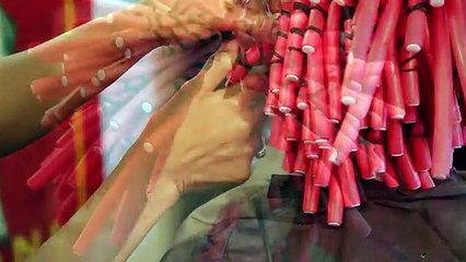 Natural Hair Styles | Cute Curly Faux Bantu Knot Out | Flexi Perm Rod | Roller Set