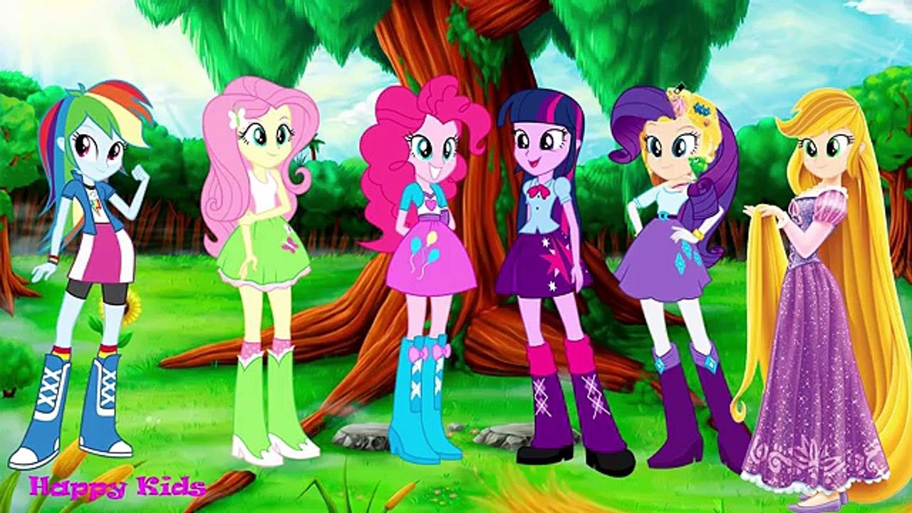 My Little Pony MLP Equestria Girls Transforms Into Rapunzel