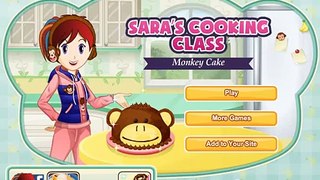 Sara cuisine classe des jeux singe gâteau des jeux pour petit enfants