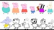 Peppa Pig Coloring Pages For Kids Peppa Pig Coloring book Friends Coloring Book Myfun toys
