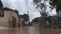 Inundaciones y daños materiales en República Dominicana tras el paso de María