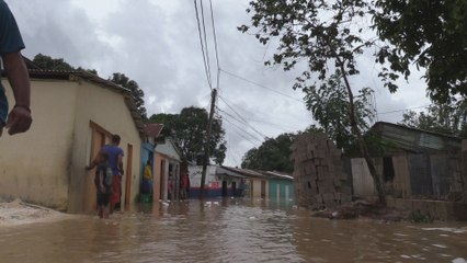 Inundaciones y daños materiales en República Dominicana tras el paso de María