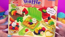 Déjeuner café pâte aliments pour enfants fabricant jouer jouets gaufre Doh playset ryan toysreview