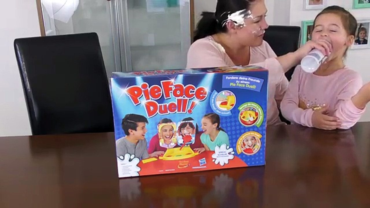 PIE FACE DUELL CHALLENGE mit Sahne und Nutella