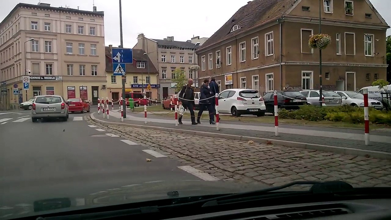 Policyjna kamera w akcji