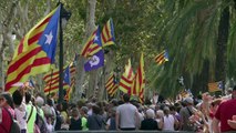 Catalans protest in Barcelona as independence vote dealt a blow