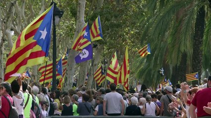 Catalans protest in Barcelona as independence vote dealt a blow