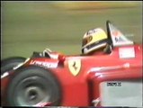 Gran Premio d'Olanda 1985: Pit stop di Alboreto e Prost, sosta di N. Piquet e intervista a Turchetti
