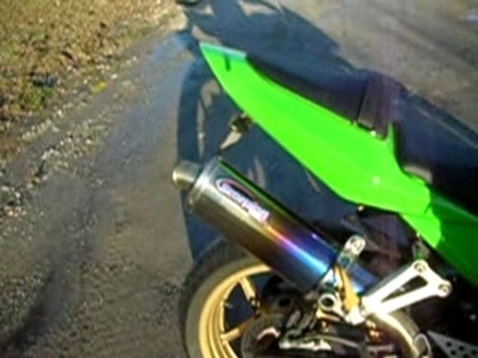 Z750 pot scorpion sans chicane