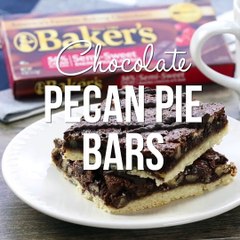 Chocolate Pecan Pie Bars