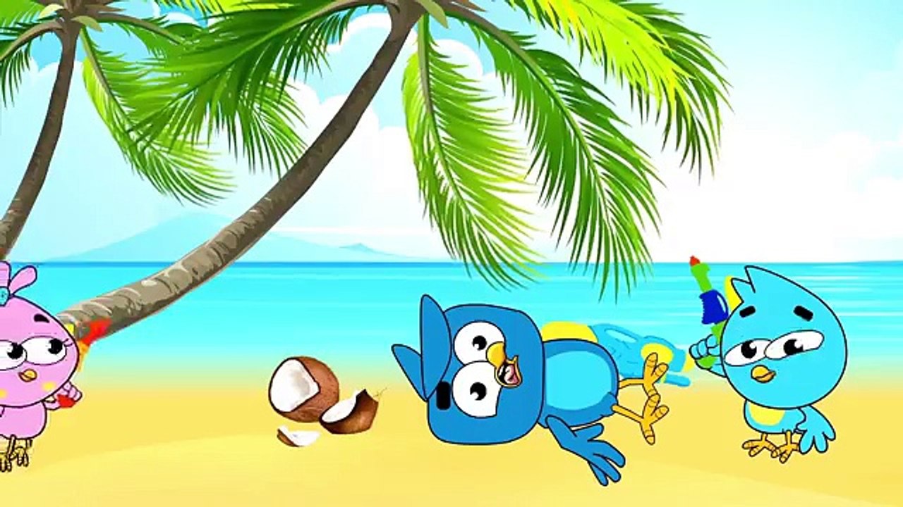 Birds Family Made a Hole in The Pool Full Episodes Cartoon Animation Nursery Rhymes