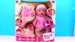 Missy Kissy Baby Doll pee in potty toy - feed & change diaper cute little baby girl