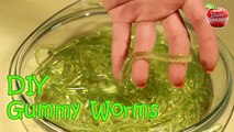 DIY Gummy Worms - How To Make Gummy Jelly Worms Recipe