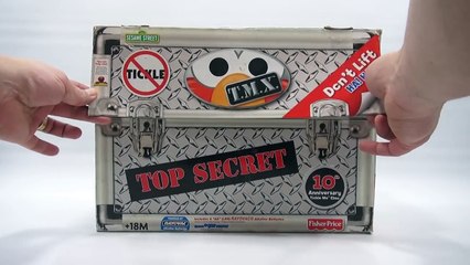 Fisher Price Tickle Me Elmo Top Secret T.M.X. 10th Anniversary Kids Plush Toy
