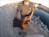 Bass Fishing in a Dried up Canal