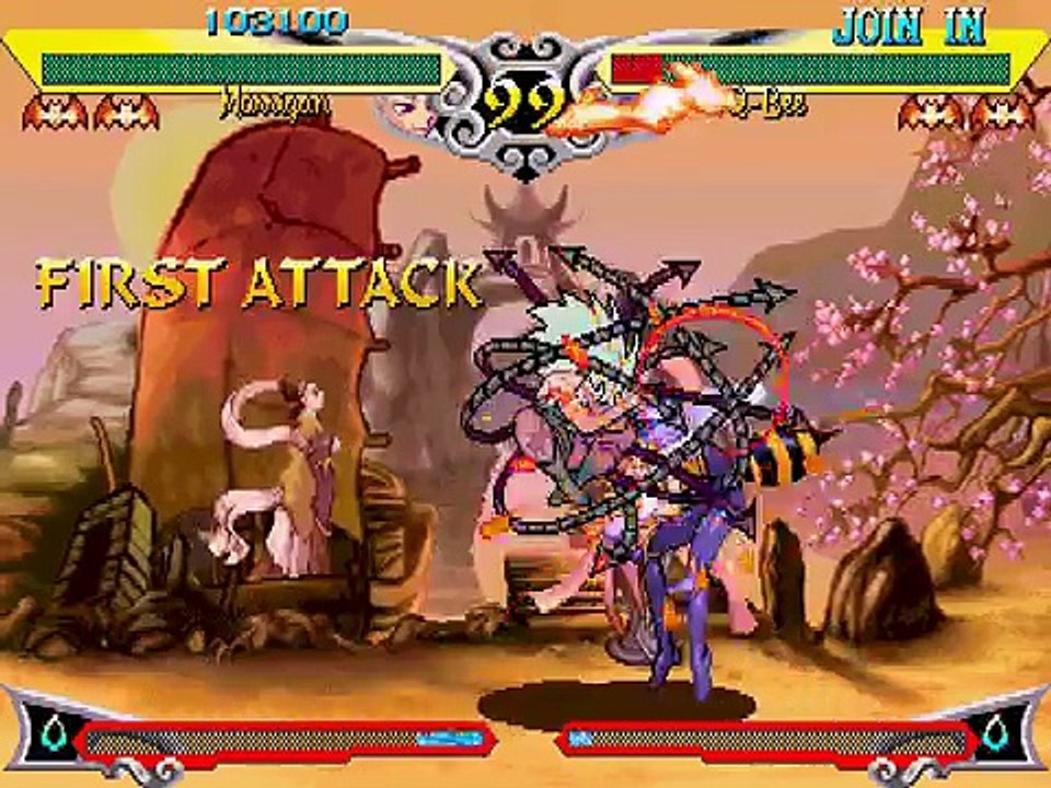 Vampire Savior - Morrigan Playthrough 1/2