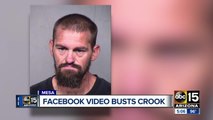 Alleged burglar busted after surveillance video posted on Facebook