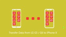 Transfer Contacts, Photos and More from LG G5 / G6 to iPhone X
