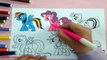 my little pony coloring book : How to color 6 of my little pony compilation , mlp coloring pages