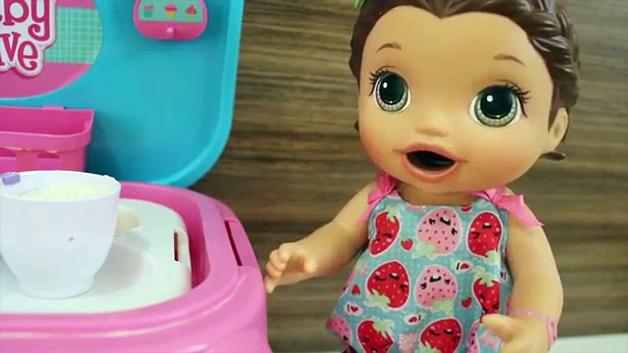 BABY ALIVE COMO FAZER FEIJÃO E PAPINHA DE MAMÃO de MENTIRINHA para Baby Alive e outras b