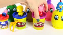 Peppa Pig e Galinha Pintadinha Ovos Surpresas de Massinha Play-Doh - Surprise Eggs Kids Toy
