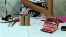 DIY Suporte para celular com rolos de papel ( how to make)