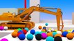 VIDS for KIDS in 3d (HD) - Excavator, Digger for children and Balls - AApV