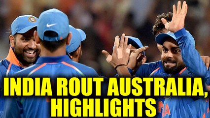 India defeat Australia by 50 runs in 2nd ODI | Oneindia News