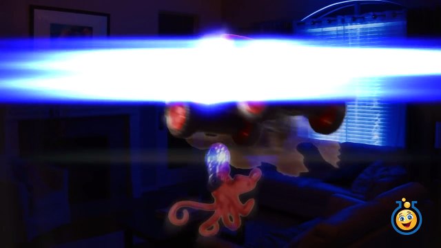 GET SLIMED #2: Ghostbusters vs Slimy Ghost In Real Life Messy Ghost Hunt w/ Toys in Funny Kids Video