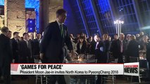 President Moon promotes 2018 Olympics as opportunity for peace and reconciliation with North Korea