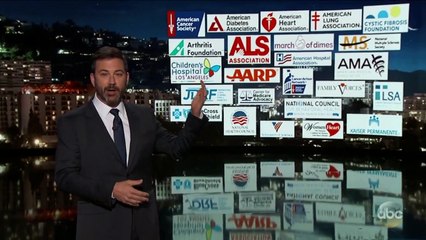 'He barely knows the difference between Melania and Ivanka': Jimmy nails Trump as too dumb to get GOP health bill