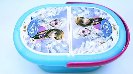 Frozen Picnic Basket Play Set Play Doh Pastry Picnic Disney Princess Anna Elsa Olaf Kristoff DIY