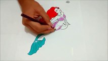 Barbie Sereia De Princesa Ariel da Disney Desenho Completo [Filme A Pequena Sereia] - BrinksToysKids