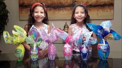 ABRINDO OVOS DE PÁSCOA FROZEN DIVERTIDAMENTE MONSTROS S.A. E OUTROS
