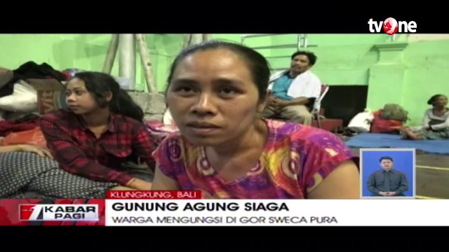 Gor Sweca Pura Jadi Posko Pengungsian Warga dari Dua Desa Karangasem