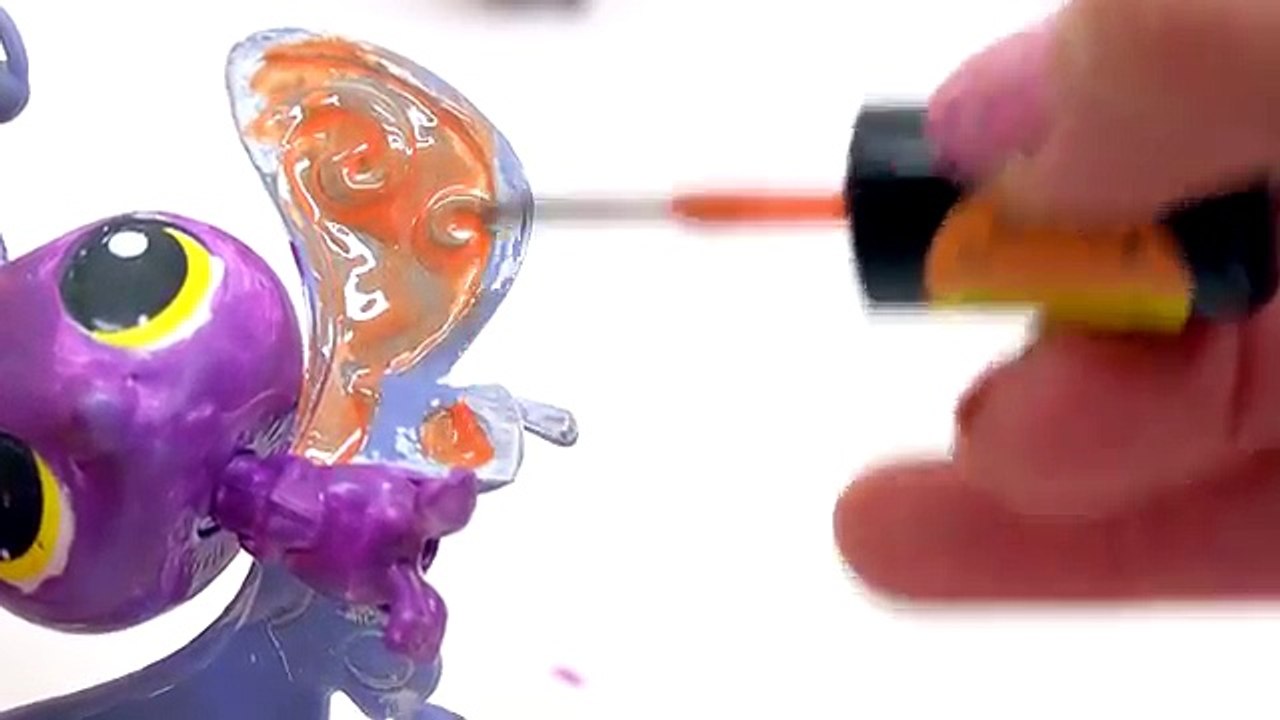 Artisanat personnalisé bricolage faire Il peinture animal de compagnie requin Boutique vidéo toi même Les plus petits lps cookieswirlc