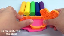 Learn Colors with Play Doh Modelling Clay Fruits Molds Fun and Creative for Kids * Rainbow
